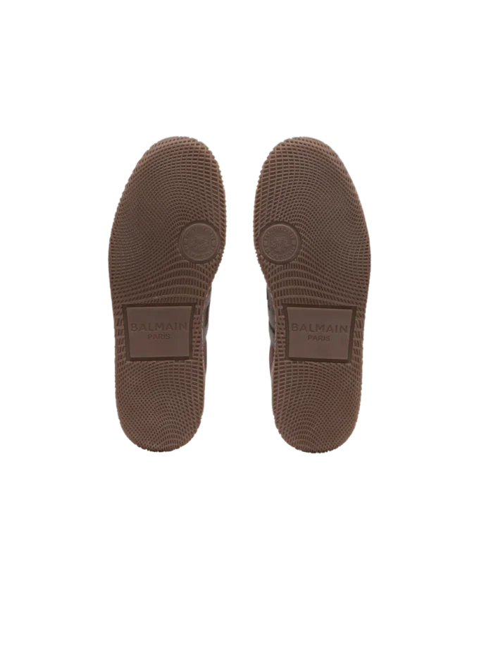 Balmain Swan sneakers i mocka och nylon