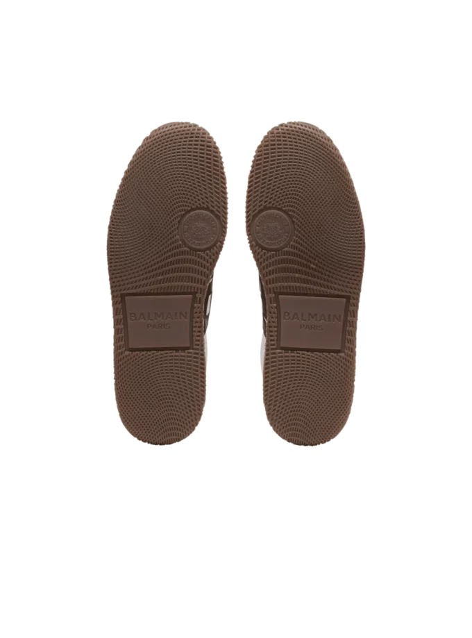 Balmain Swan sneakers i mocka och nylon