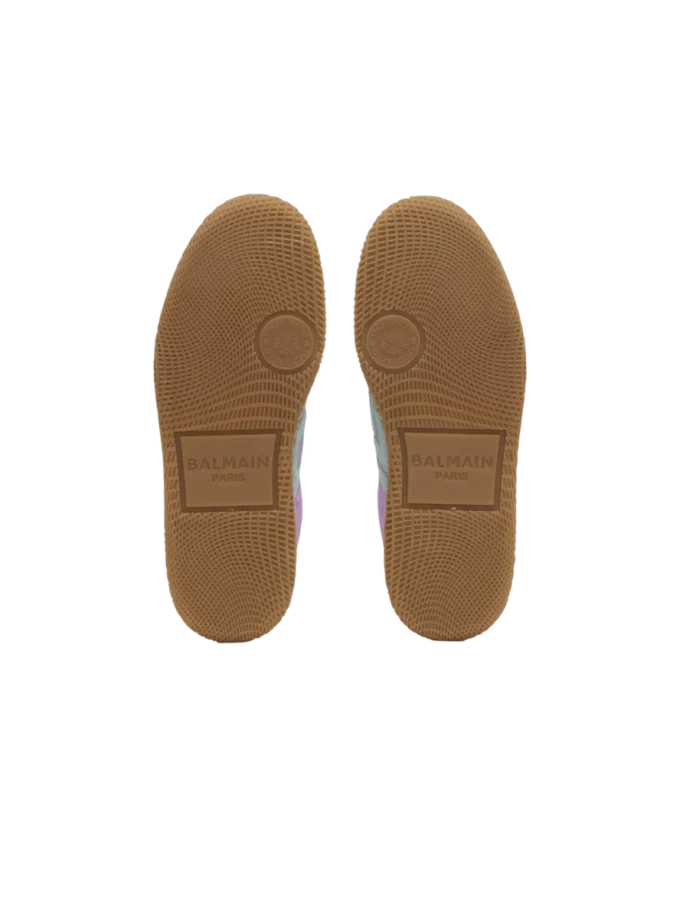 Balmain Swan sneakers i mocka och nylon Balmain Swan sneakers i mocka och nylon