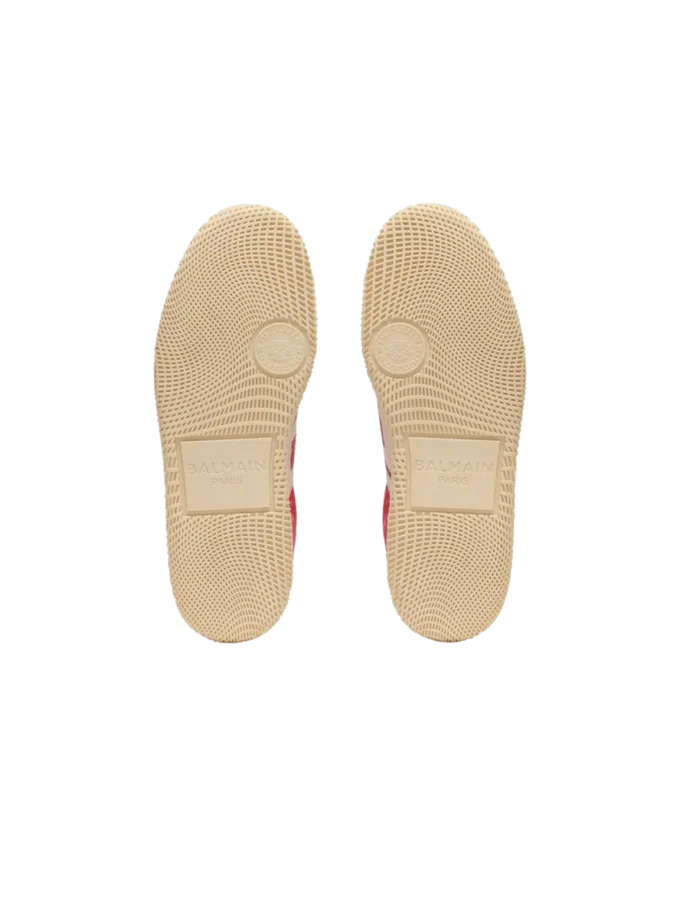Balmain Swan sneakers i mocka och nylon