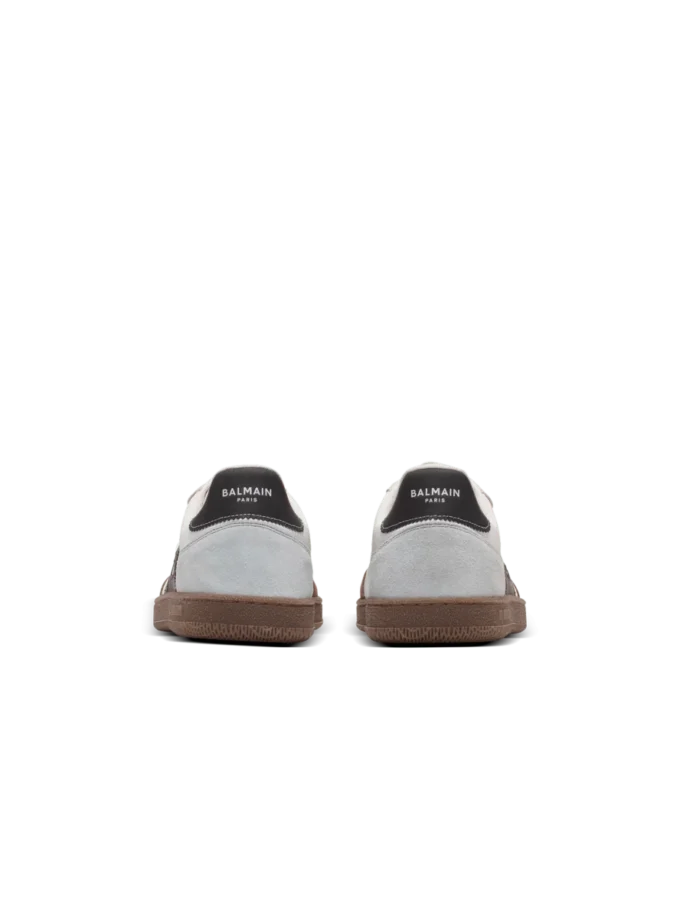 Balmain Swan sneakers i mocka och nylon