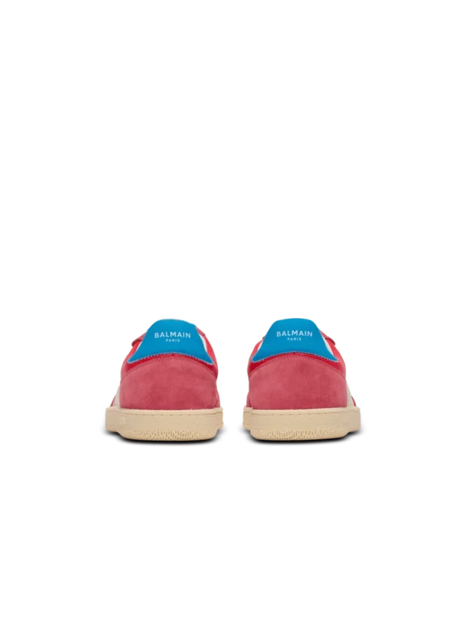 Balmain Swan sneakers i mocka och nylon
