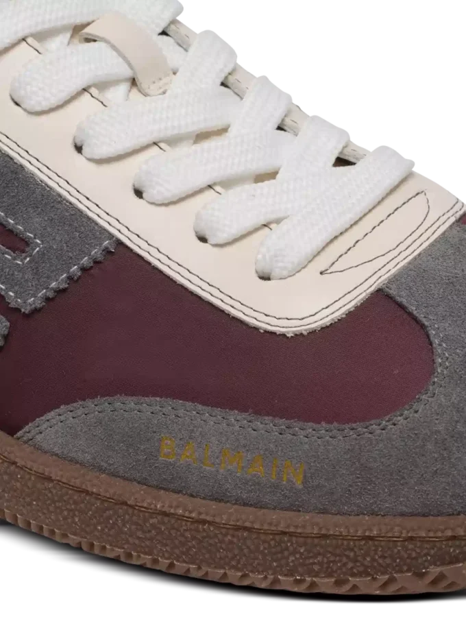 Balmain Swan sneakers i mocka och nylon