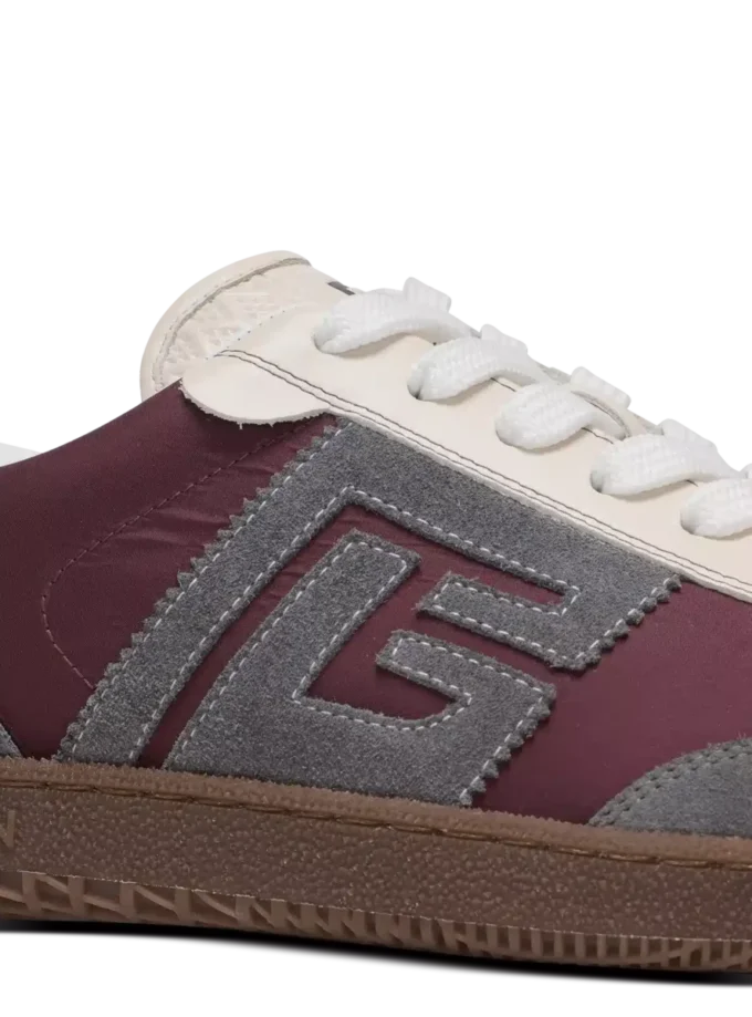 Balmain Swan sneakers i mocka och nylon