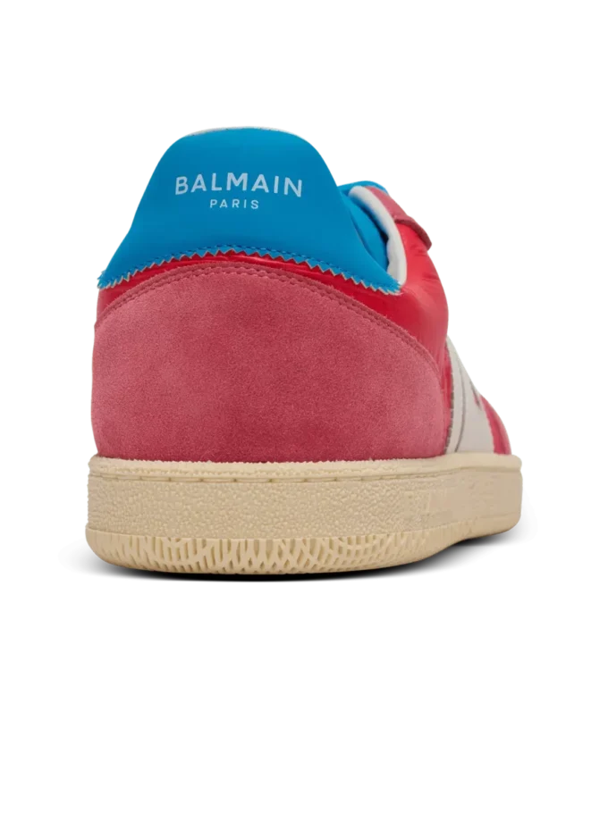 Balmain Swan sneakers i mocka och nylon