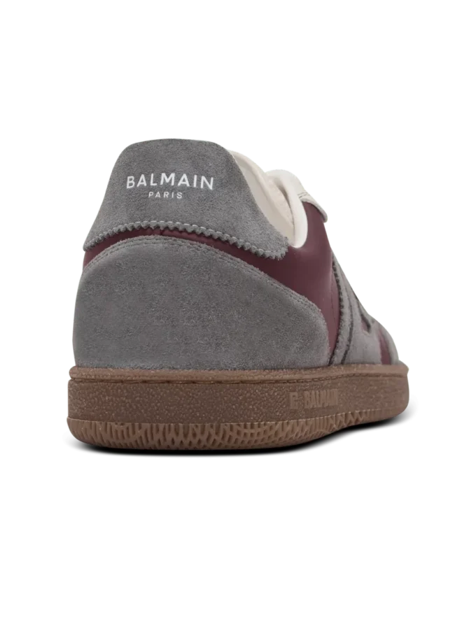 Balmain Swan sneakers i mocka och nylon