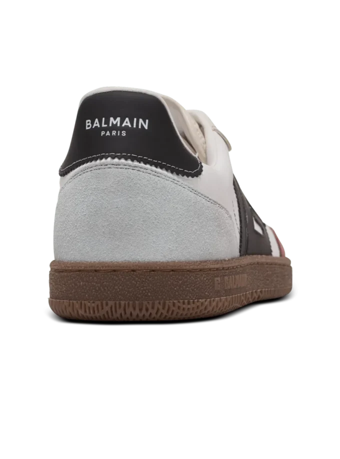 Balmain Swan sneakers i mocka och nylon