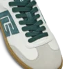 Balmain Swan sneakers i mocka och slätt läder Balmain Swan sneakers i mocka och slätt läder