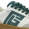 Balmain Swan sneakers i mocka och slätt läder Balmain Swan sneakers i mocka och slätt läder
