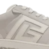 Balmain Swan sneakers i mocka och slätt läder Balmain Swan sneakers i mocka och slätt läder
