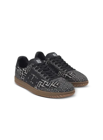 Balmain Swan sneakers i PB Labyrinth jacquard