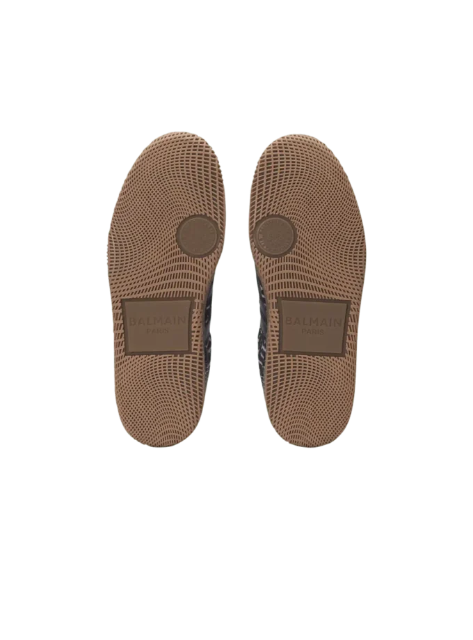 Balmain Swan sneakers i PB Labyrinth jacquard