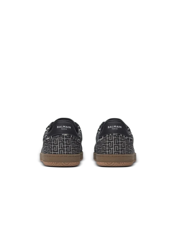 Balmain Swan sneakers i PB Labyrinth jacquard