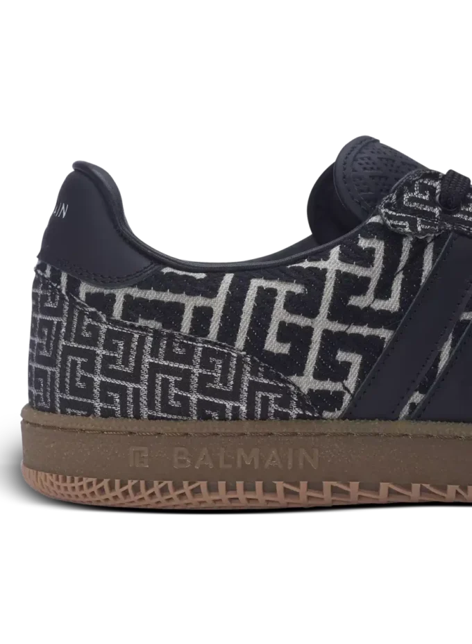 Balmain Swan sneakers i PB Labyrinth jacquard