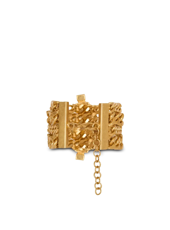Barockarmband med kedjor och pärlor