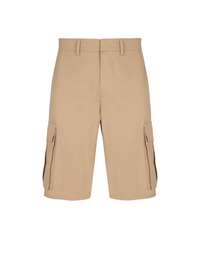 Bermudashorts i bomullscanvas Bermudashorts i bomullscanvas