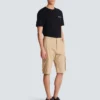 Bermudashorts i bomullscanvas Bermudashorts i bomullscanvas