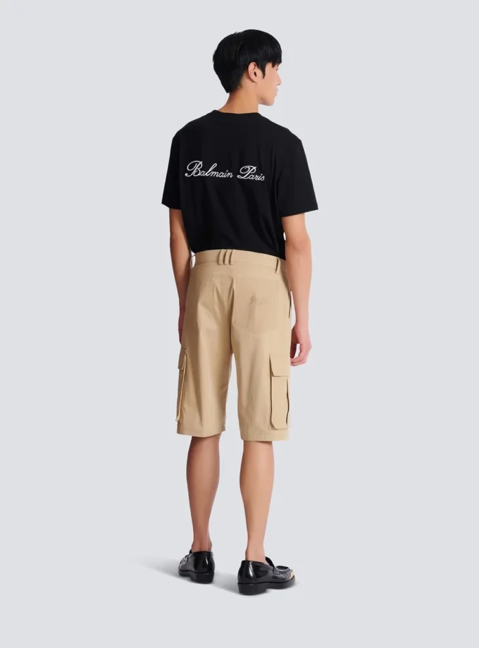 Bermudashorts i bomullscanvas Bermudashorts i bomullscanvas