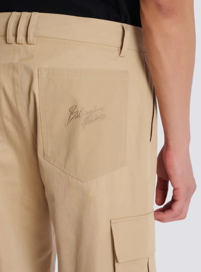 Bermudashorts i bomullscanvas Bermudashorts i bomullscanvas