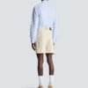 Bermudashorts i bomullstwill