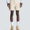 Bermudashorts i bomullstwill