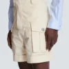 Bermudashorts i bomullstwill