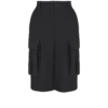 Bermudashorts i grain de poudre-ull