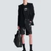 Bermudashorts i läder Bermudashorts i läder