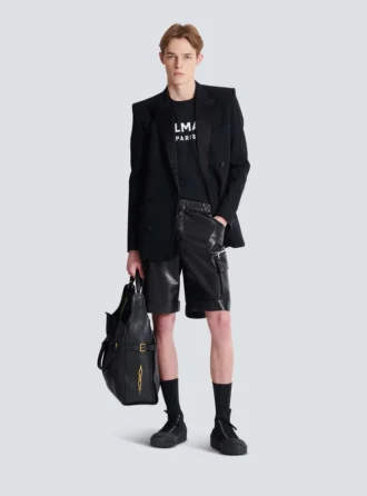 Bermudashorts i läder