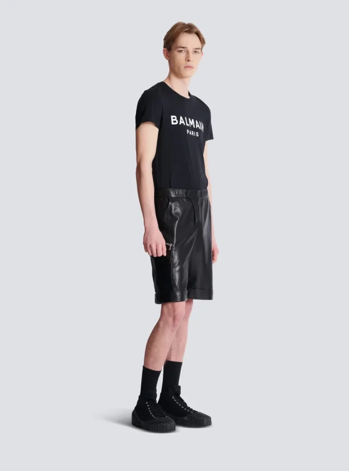 Bermudashorts i läder Bermudashorts i läder