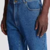 Blå jeans i rak modell Blå jeans i rak modell