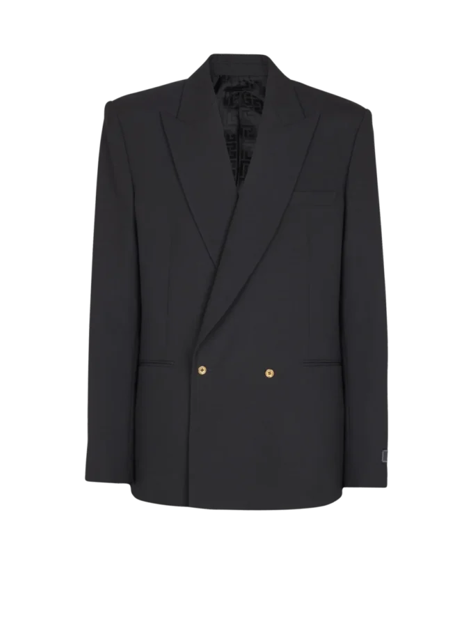 Blazer i ull med 2 knappar Blazer i ull med 2 knappar