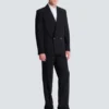 Blazer i ull med 2 knappar Blazer i ull med 2 knappar