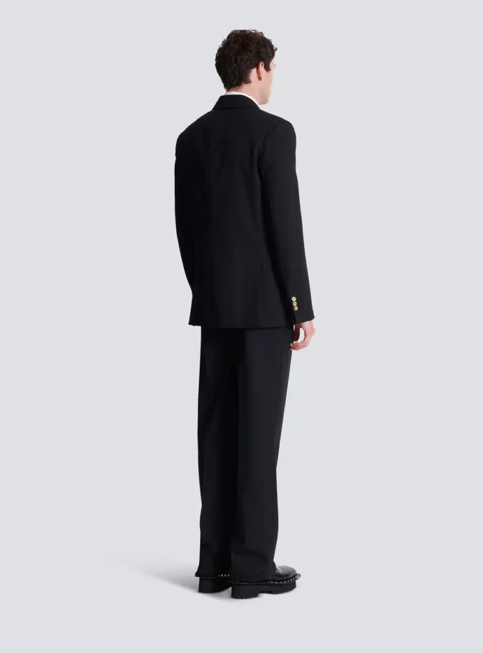 Blazer i ull med 2 knappar Blazer i ull med 2 knappar
