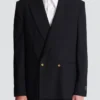 Blazer i ull med 2 knappar Blazer i ull med 2 knappar