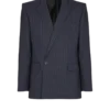 Blazer i ull med smala ränder Blazer i ull med smala ränder