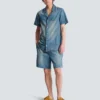 Blekta jeansshorts Blekta jeansshorts