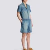 Blekta jeansshorts Blekta jeansshorts