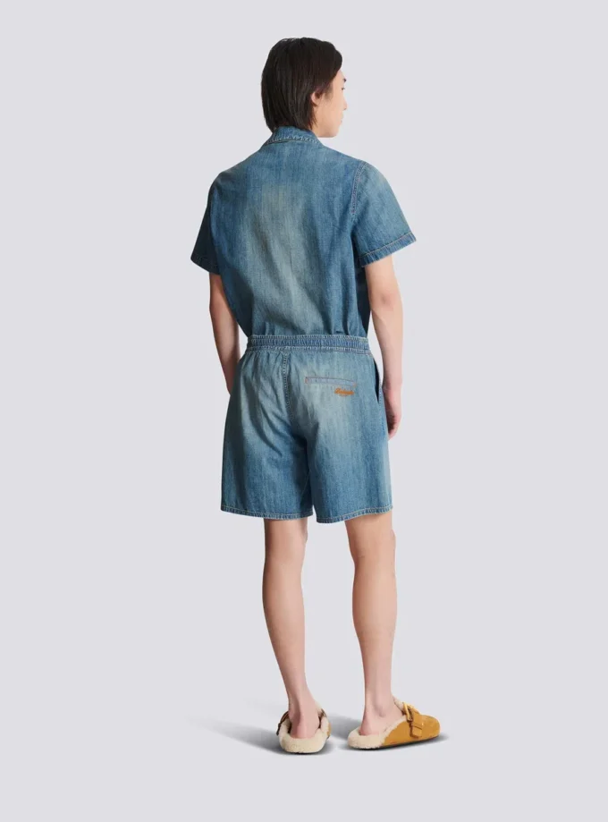 Blekta jeansshorts Blekta jeansshorts