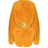 Bältad shearlingkapp Bältad shearlingkapp