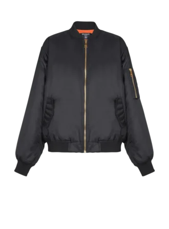 Bomberjacka i tryckt nylon