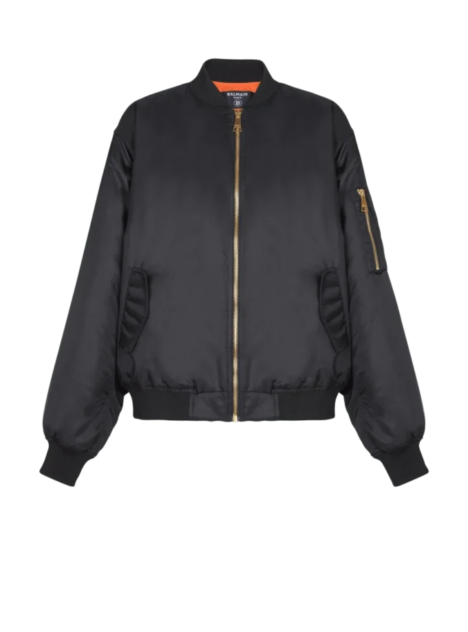 Bomberjacka i tryckt nylon Bomberjacka i tryckt nylon