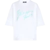 Boxig T-shirt med Balmain Paris Brush-tryck Boxig T-shirt med Balmain Paris Brush-tryck