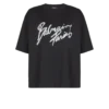 Boxig T-shirt med Balmain Paris Brush-tryck Boxig T-shirt med Balmain Paris Brush-tryck