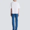 Boxig T-shirt med Balmain Paris Brush-tryck Boxig T-shirt med Balmain Paris Brush-tryck