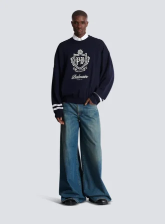 Breda jeans i blekt denim