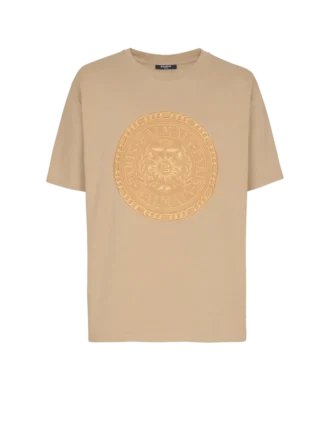Broderad Balmain Médaille-T-shirt