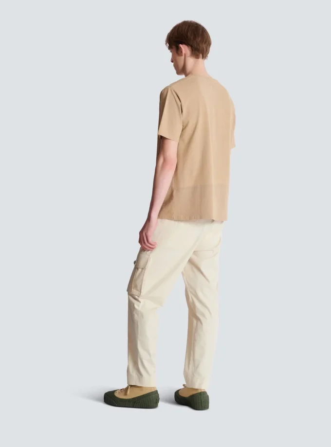Broderad Balmain Médaille-T-shirt