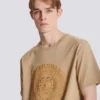 Broderad Balmain Médaille-T-shirt