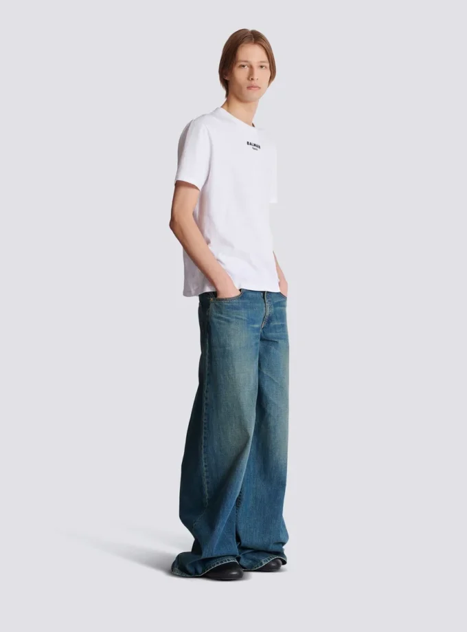 Broderad Balmain Paris T-shirt